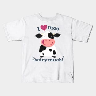 Little Holstein Cow Loves You Very Much! Kids T-Shirt